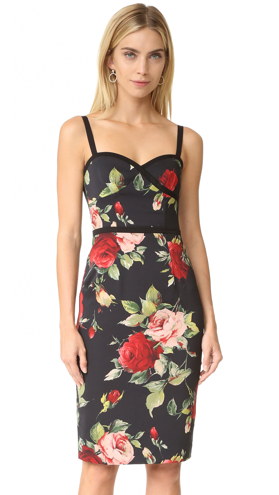 Floral LBD Little Black Dress