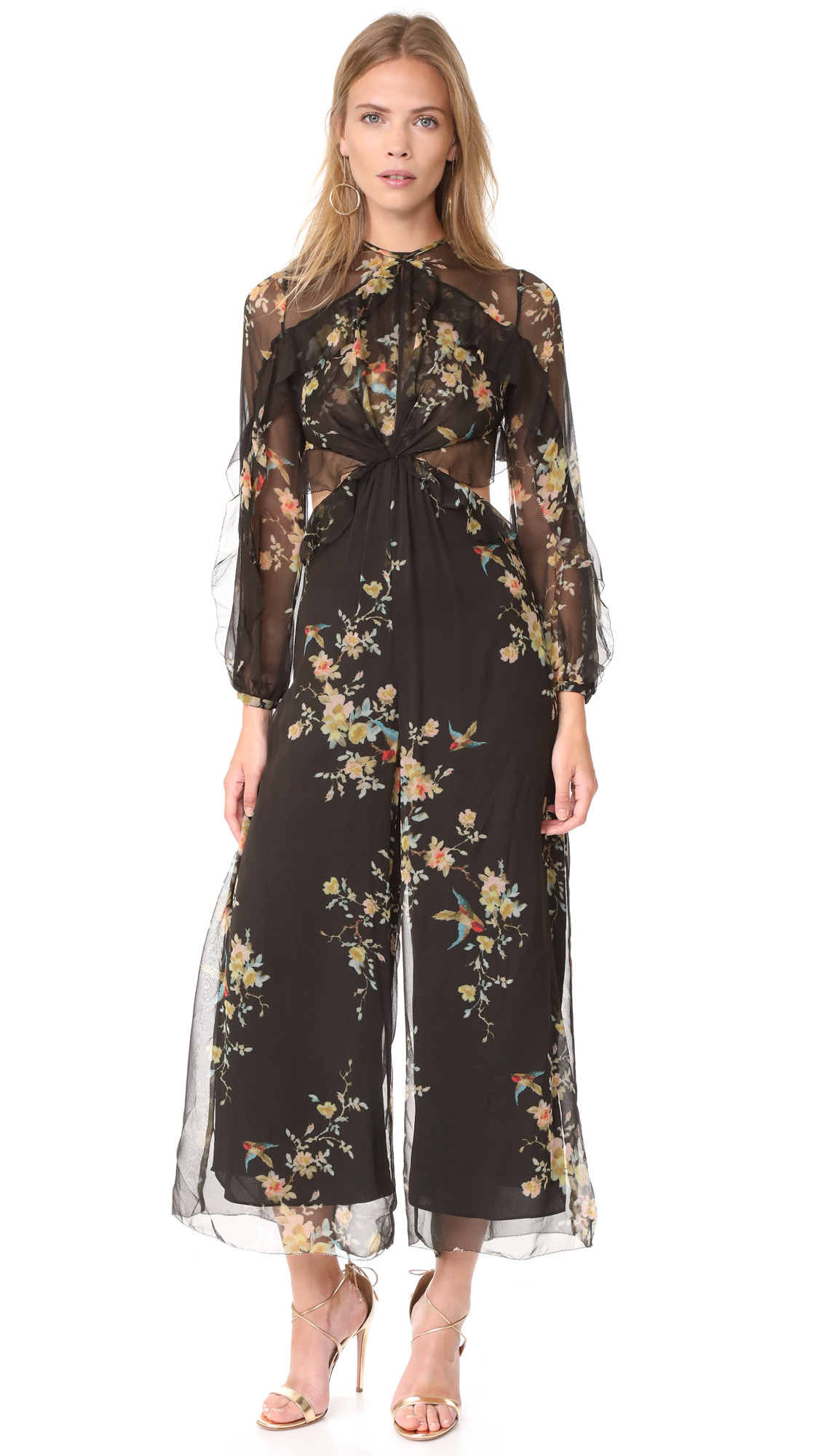 Floral Print Jumpsuit by Zimmermann